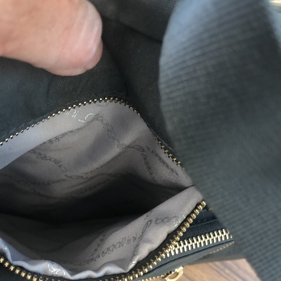 Baggallini Black Gold International Laptop Tote Bag - Picture 3 of 12